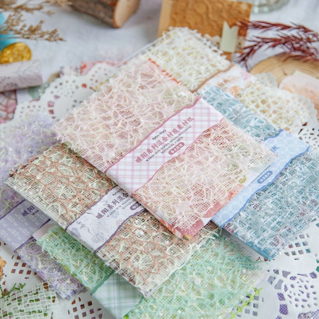 A15网纱暖阳系列临时链接贴纸素材