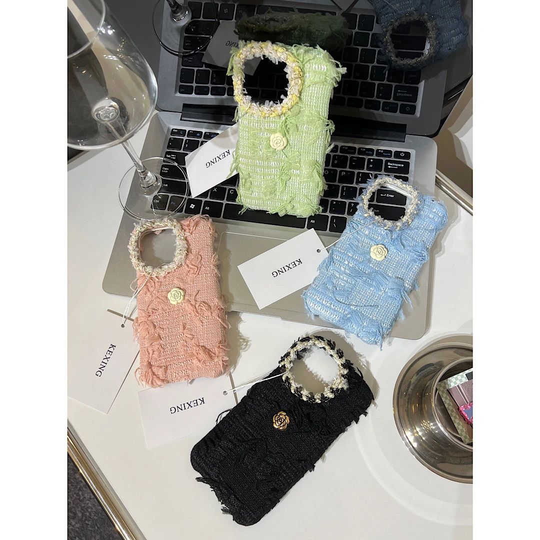 Ins小香风iPhone15气质高级感苹果13手机壳适用苹果系列