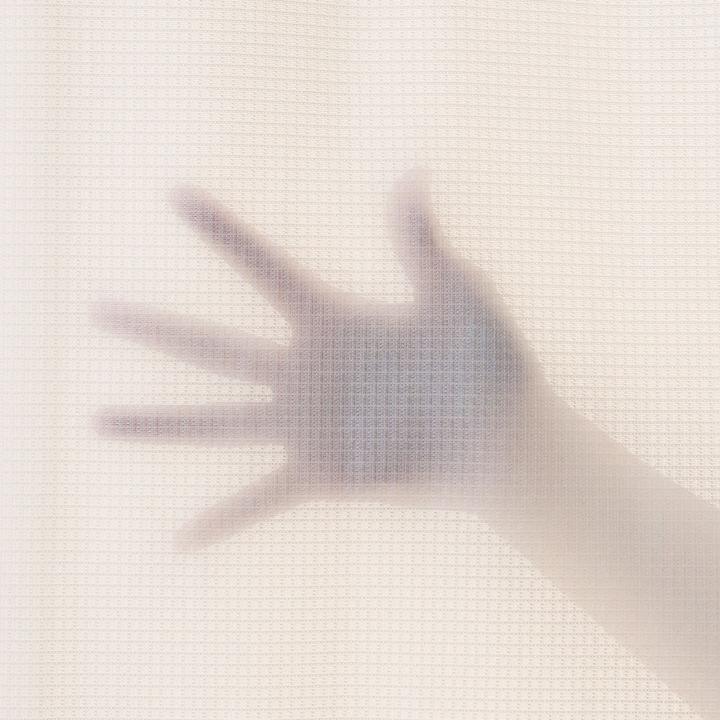 网红竖百叶纱 防晒隔热纱 镜面纱