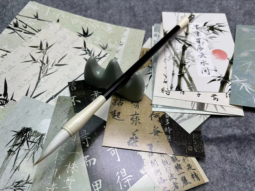 【冷月】狼羊兼毫中楷 口径0.9 出锋3.3 国画 楷书行书 隶书篆书