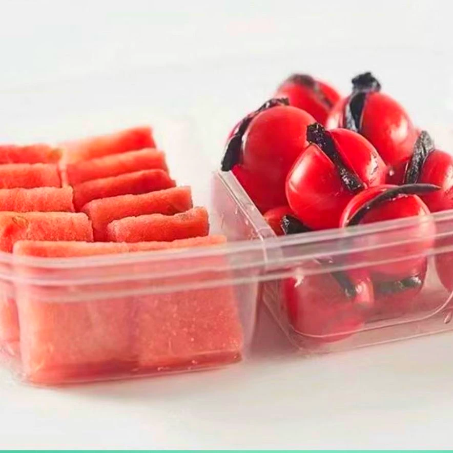 【爆品】番茄小乌梅+西瓜双拼果切约220g
