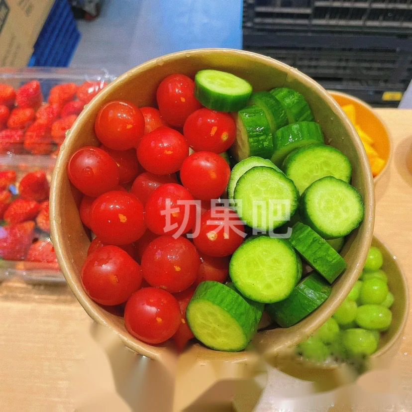 【纸碗包装超好看】小糖豆小甜甜千禧+水果黄瓜250g