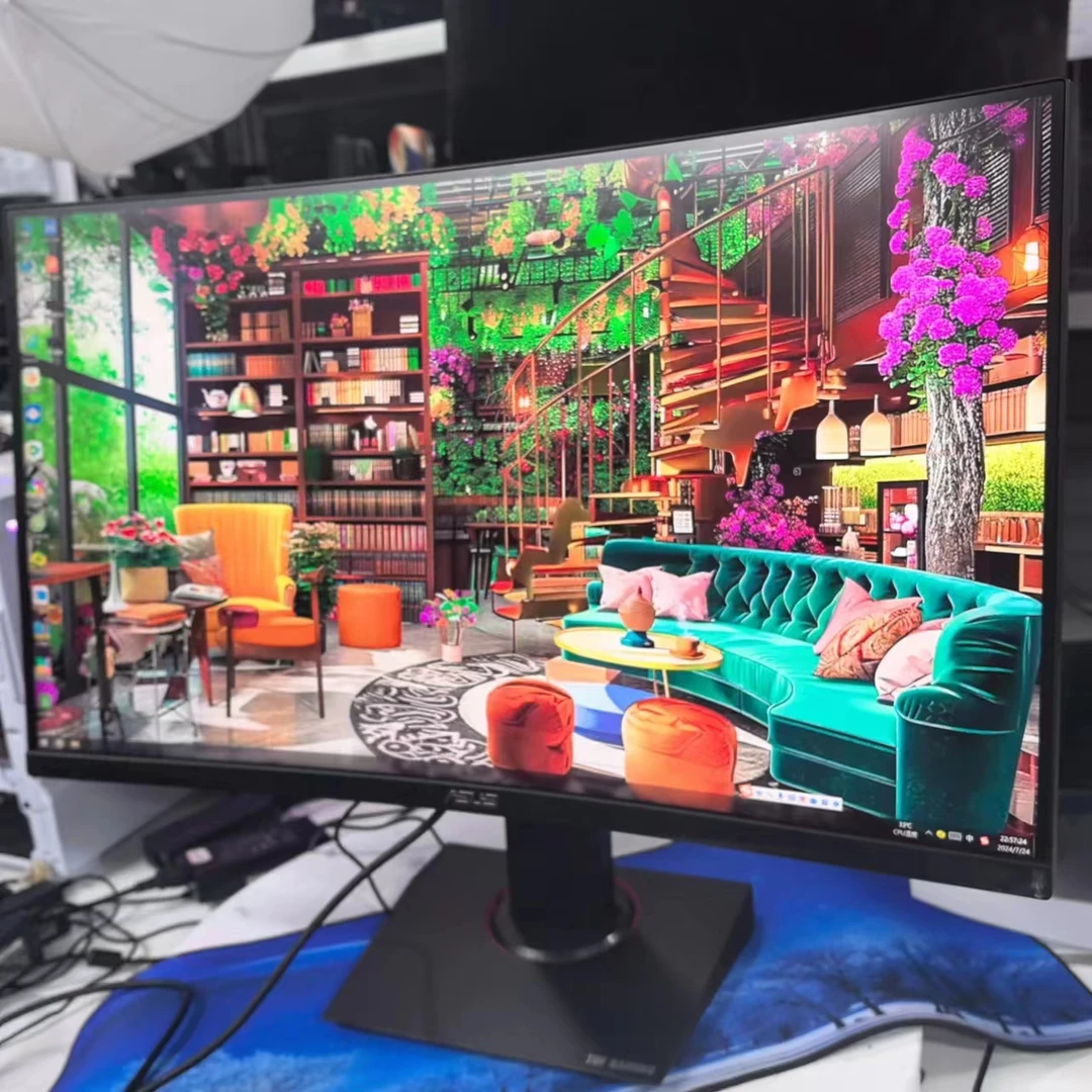 9新 ASUS/华硕 华硕VG32V32寸2K144HZ黑色曲面默认DP/HDMI