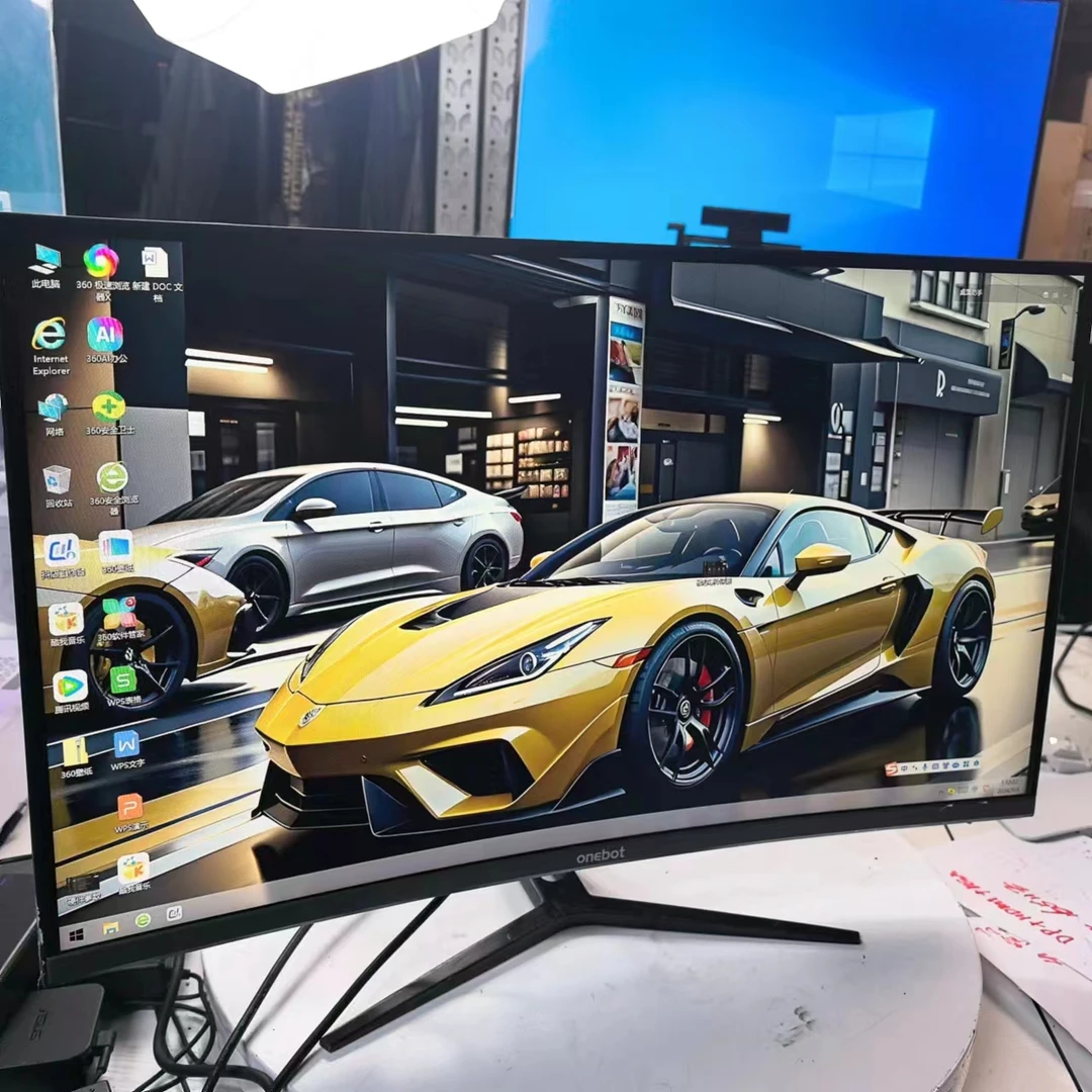 9新 Colorful/七彩虹 七彩虹32寸1K144hz曲面金属灰默认DP/HDMI