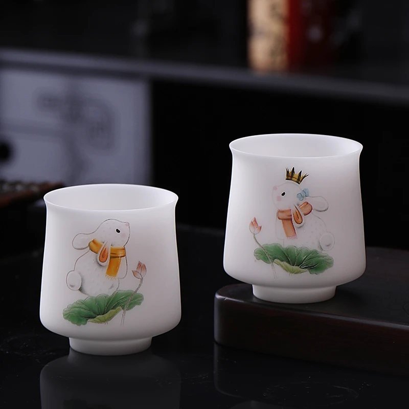 子规冰种茶杯家用手工主人杯中式对杯主人茶杯个人专用茶杯茶具壶