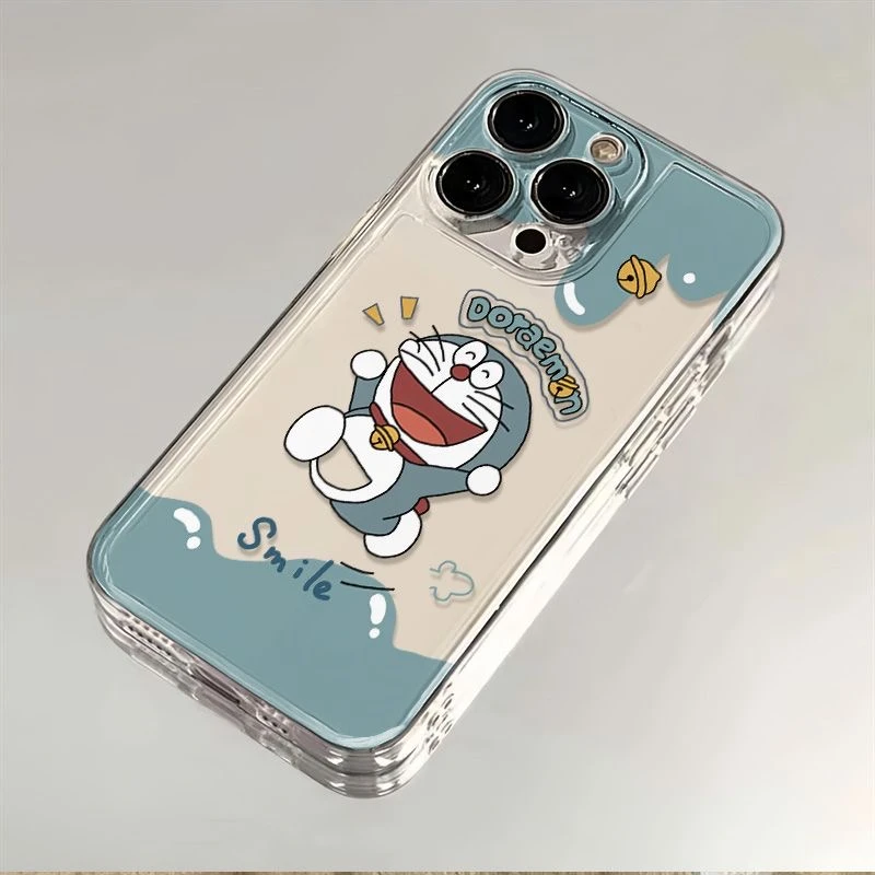 奔跑哆啦A梦iphone15苹果手机壳14promax软胶13pro透明12/创意11