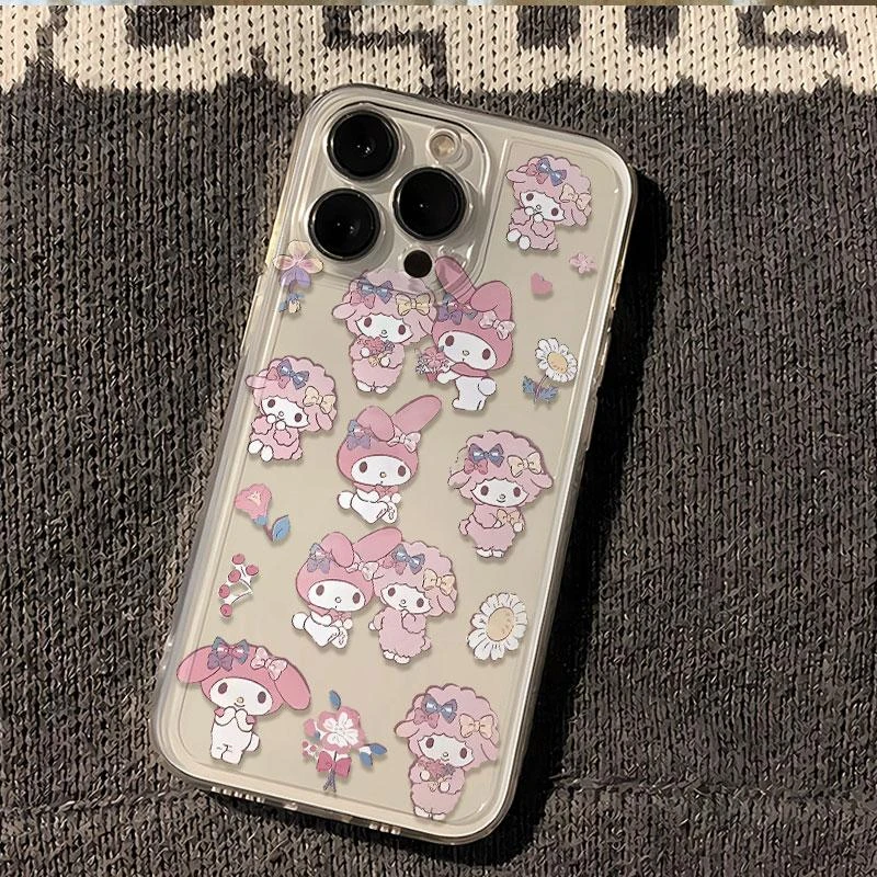 美乐蒂贴纸苹果小米oppovivo华为适用iPhone12/13/14/15手机壳