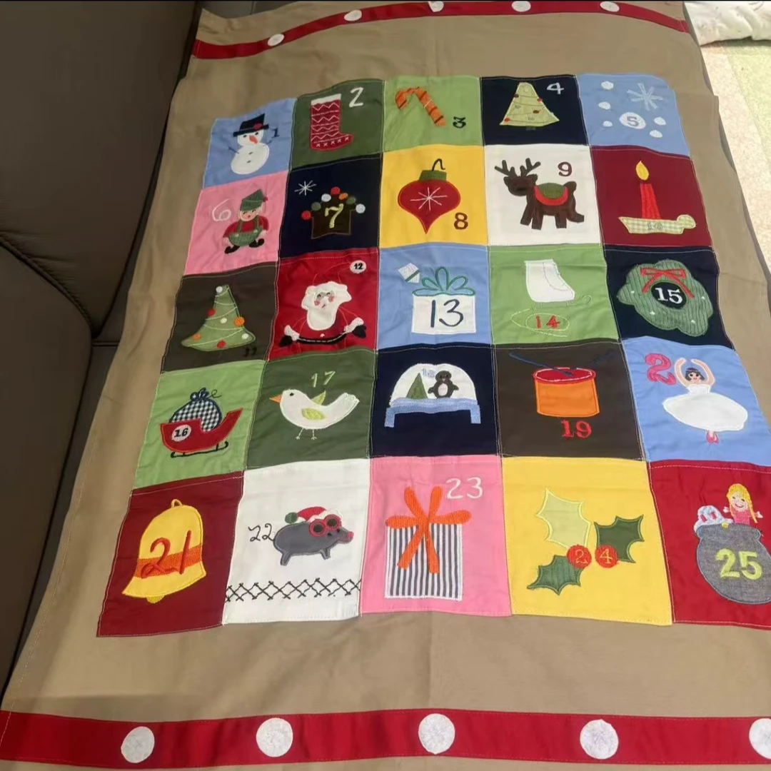 【苏大笨】贴布绣圣诞风格挂历