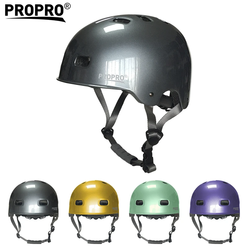 PROPRO 轮滑头盔滑板头盔 陆地冲浪护具成人儿童轻便防摔护具头盔