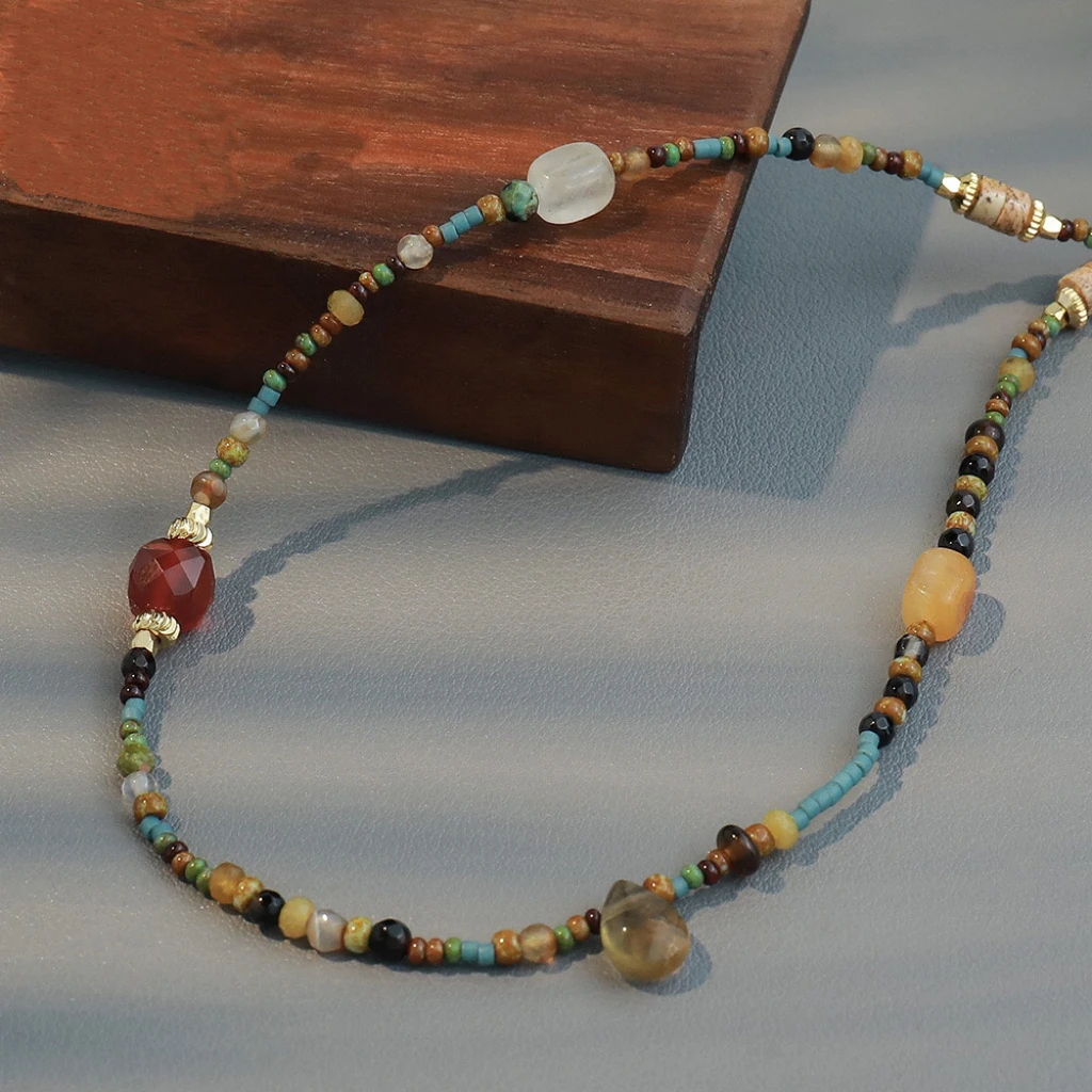 0380YOUPLUS民族风多宝来米项链