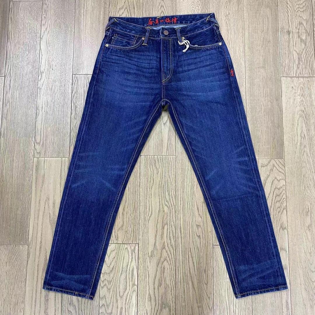 耍裤的华仔赤耳单宁牛仔裤男3936A款直筒版型高端面料牛仔裤子