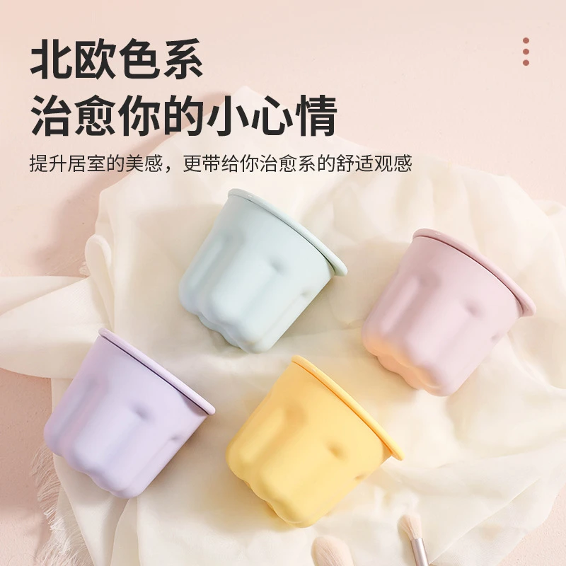 洗刷杯化妆刷清洁盒海绵粉扑清洗器眼影刷晾晒架洗刷盒
