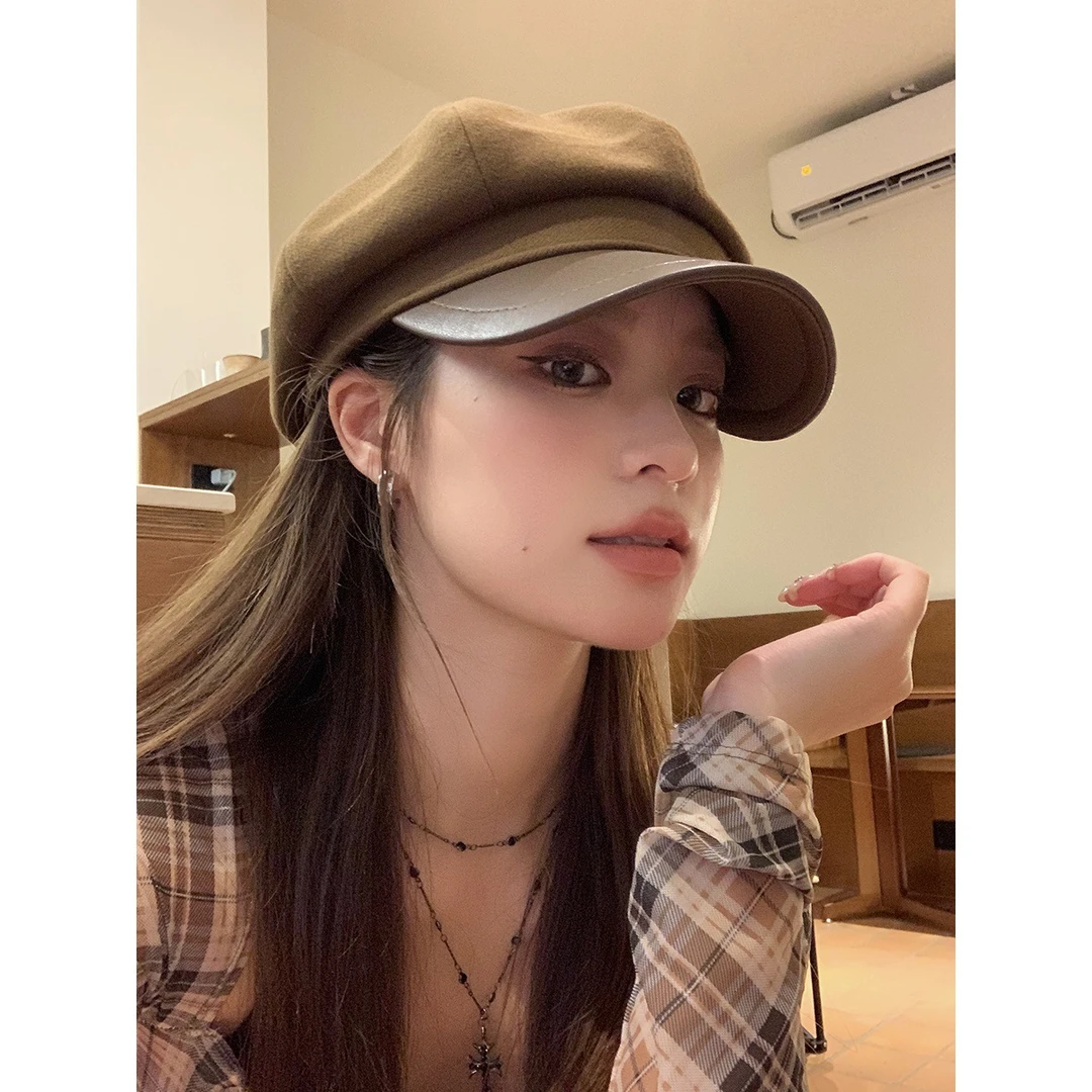 【清库存】贝雷帽八角洋气贝雷八角渔夫帽冬天冬季秋冬帽子八角帽