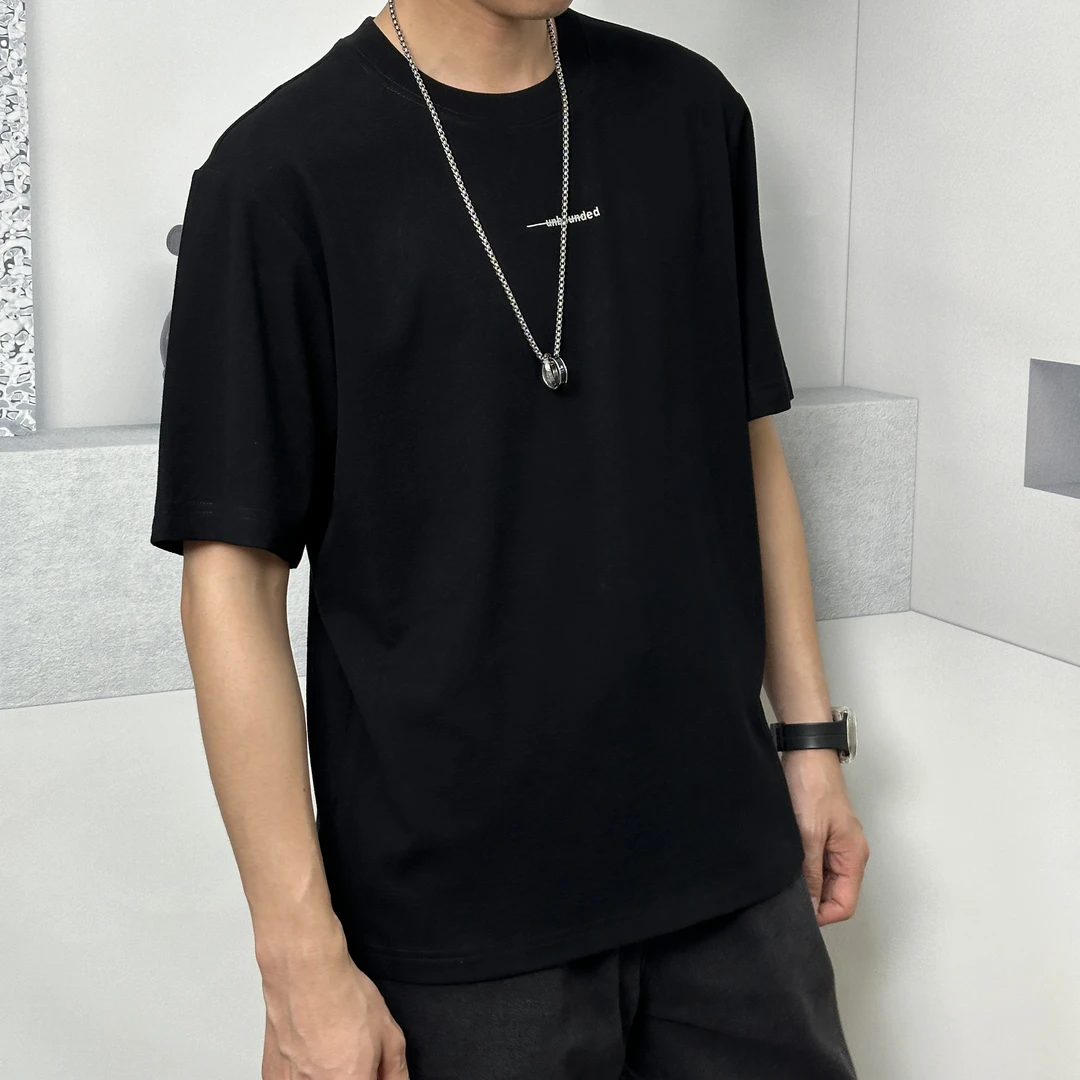 尚名乔仕2024男秋季休闲百搭合身版德绒保暖 打底或单穿 短T