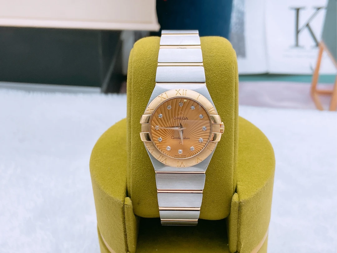 99新 Omega/欧米茄 欧米茄星座27口径黄盘