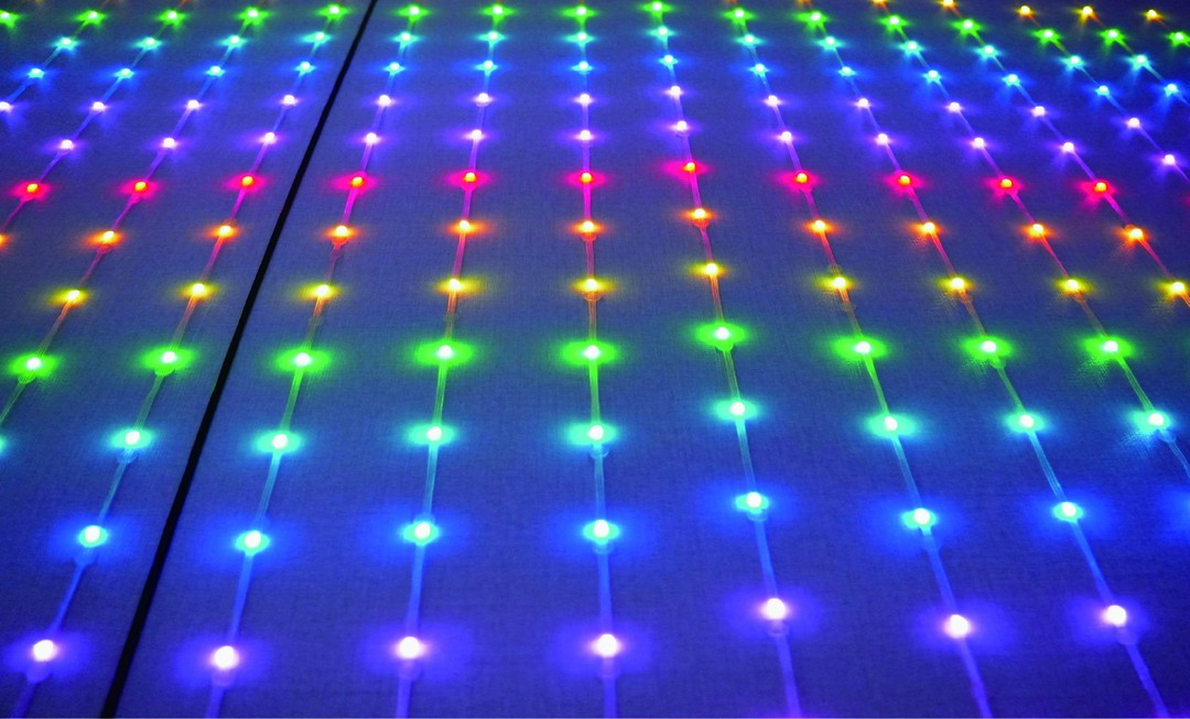 幻彩智能联屏皮线窗帘灯RGB点控氛围灯蓝牙遥控LED字幕涂鸦动画图