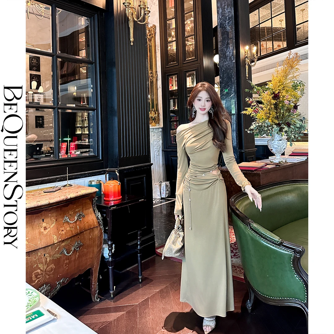 BeQueenStory【松驰出街】气质服装显瘦上衣&高腰半身裙气质两件套