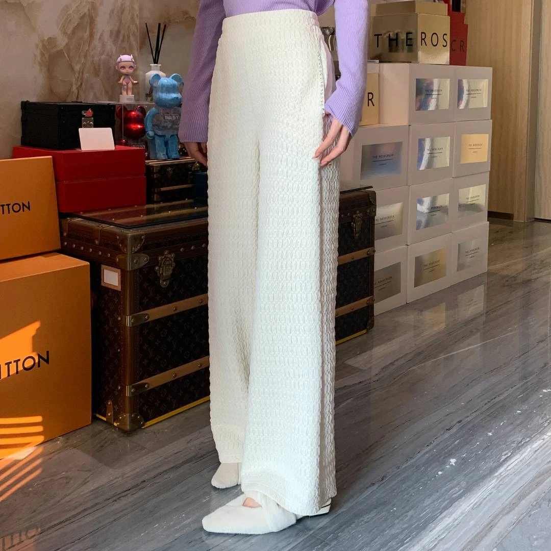 BeQueenStory【甜心裤】多色百搭直筒舒适高腰时尚显瘦宽松休闲裤