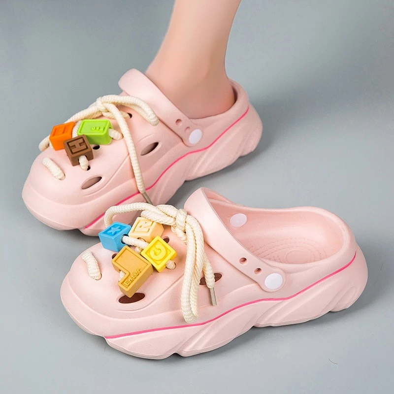 B01-200EVA女鞋夏季流防滑卡通洞洞鞋网红时尚百搭女款鞋子