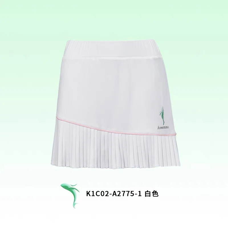 kawasaki/川崎青花瓷羽毛球裤裙针织吸汗透气速干防走光舒适短裙