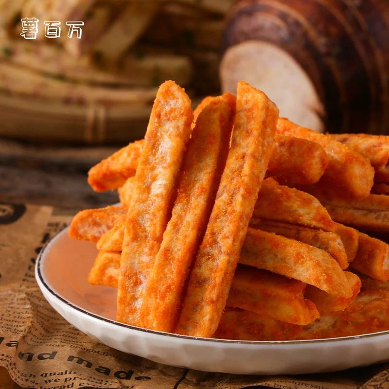 薯百万香酥芋头条蟹黄香葱火鸡新鲜酥脆即食