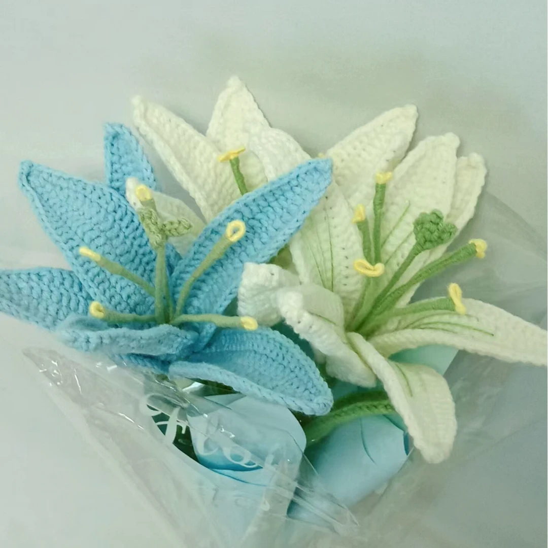 公益手工--百合花
