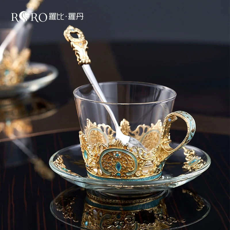 罗比罗丹古典花纹咖啡杯