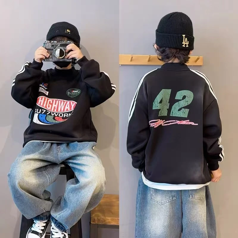 2024冬季新款中大童卫衣MCT118