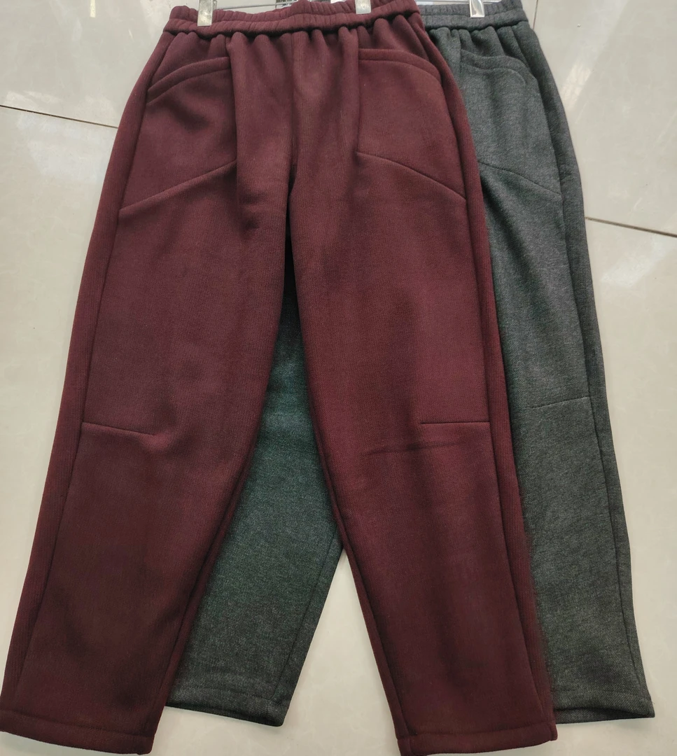 华姐优选新款加厚保暖高腰宽松时尚百搭休闲哈伦裤