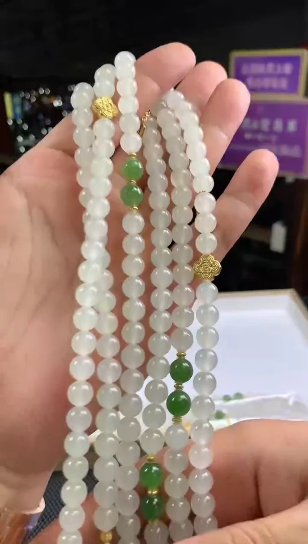 【闪购商品】和田玉颈饰未镶嵌-525648-多样性发其一