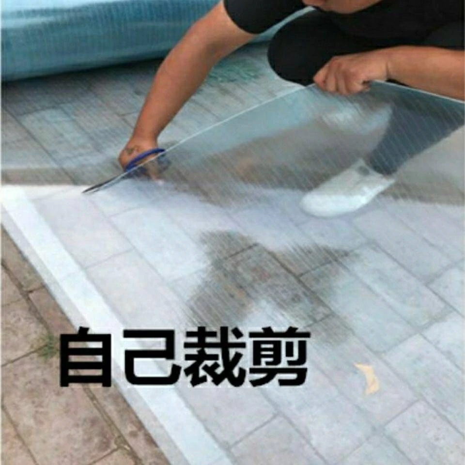 半透明阳光板采光板玻璃钢雨棚板屋顶阳台天井防雨板遮阳防晒瓦板