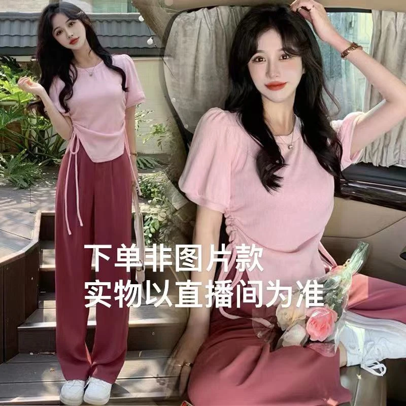 女装显瘦气质小个子高腰时尚休闲夏季设计感显瘦气质小个子高腰