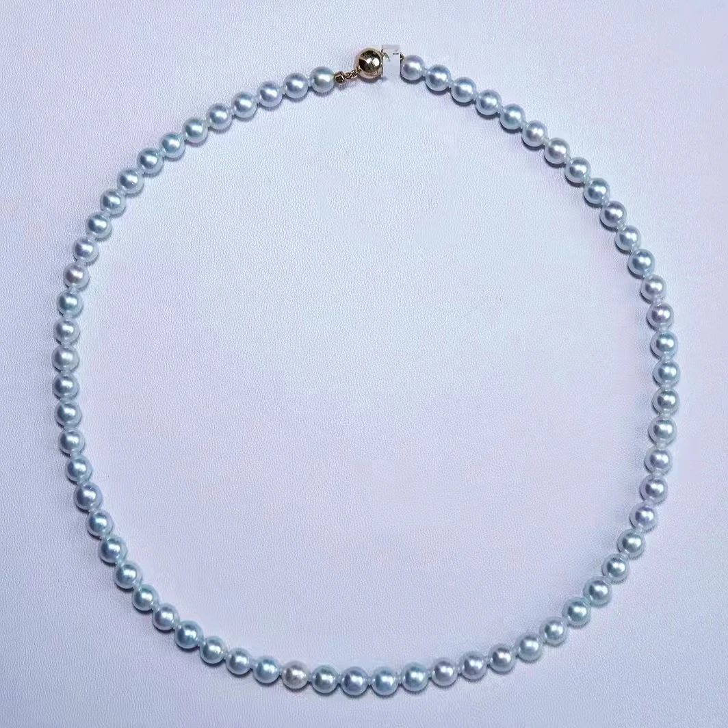 【海水真多麻】爆款海水真多麻5-6mm珍珠项链S925银（多样性发货）