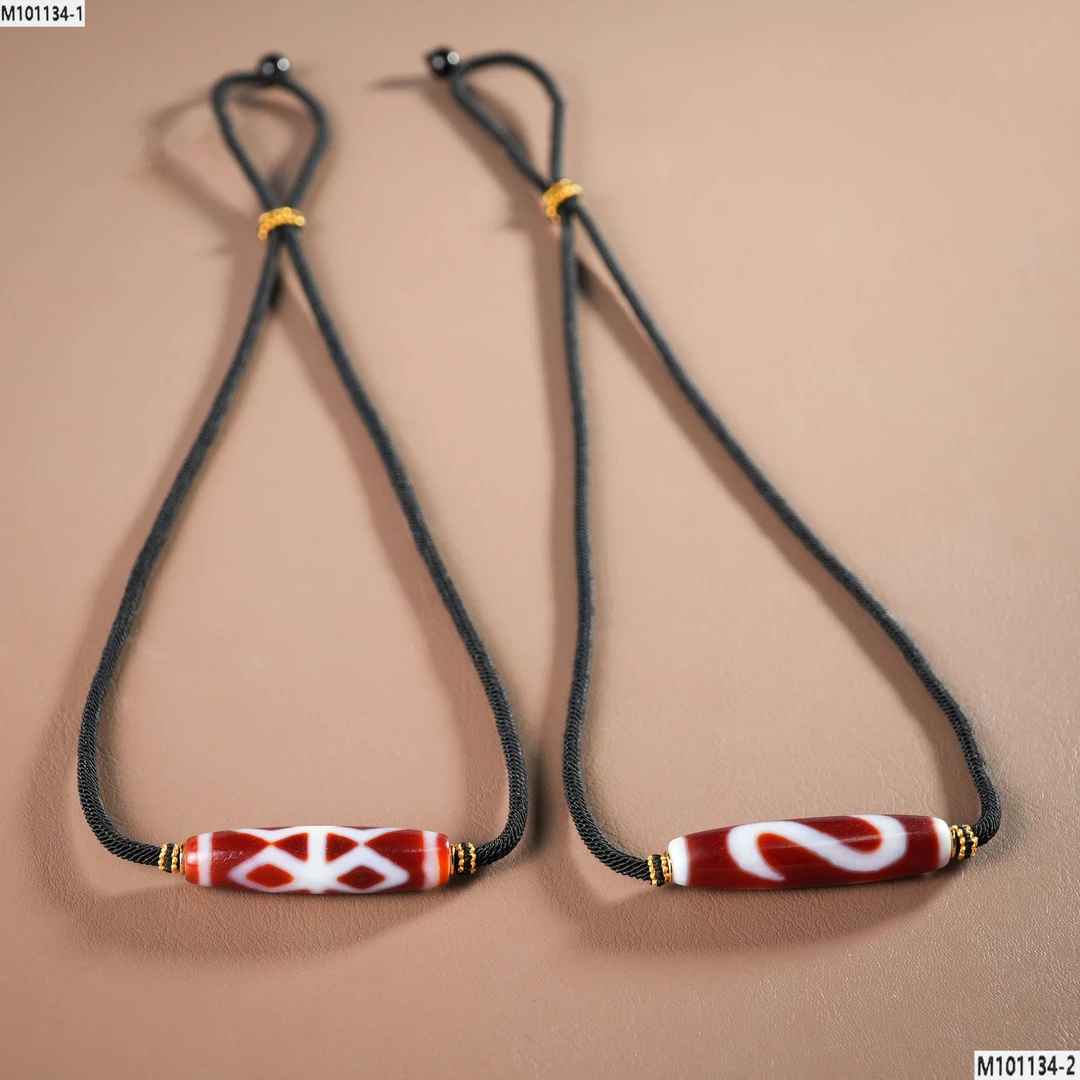 【老掌柜】金刚杵/金钱勾 红肉玛瑙项链/多样性发货 发一件