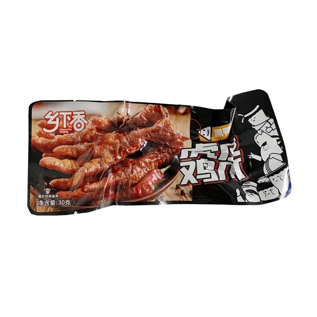 乡下香虎皮鸡爪（黑鸭味）30g/个
