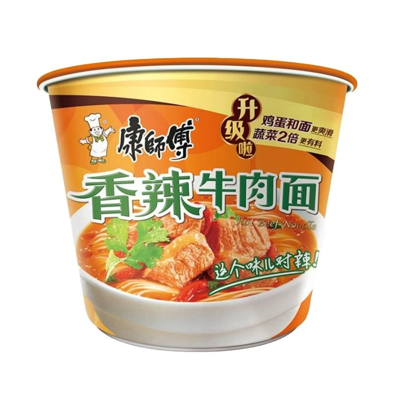 康师傅香辣牛肉面105g/桶
