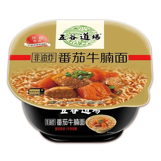 五谷道场番茄牛腩桶面107g/桶