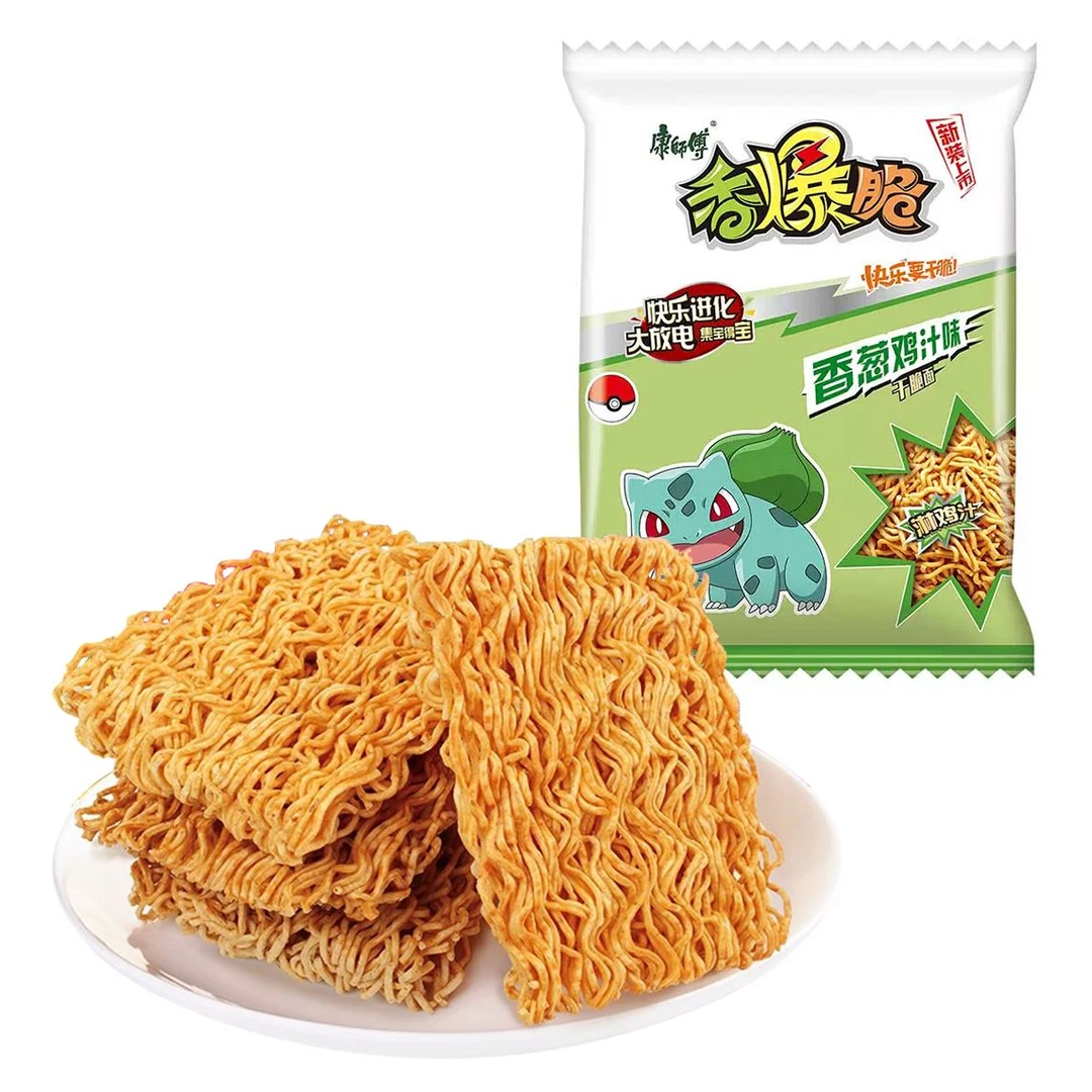 康师傅香爆脆（干脆面）香葱鸡汁味33g/袋