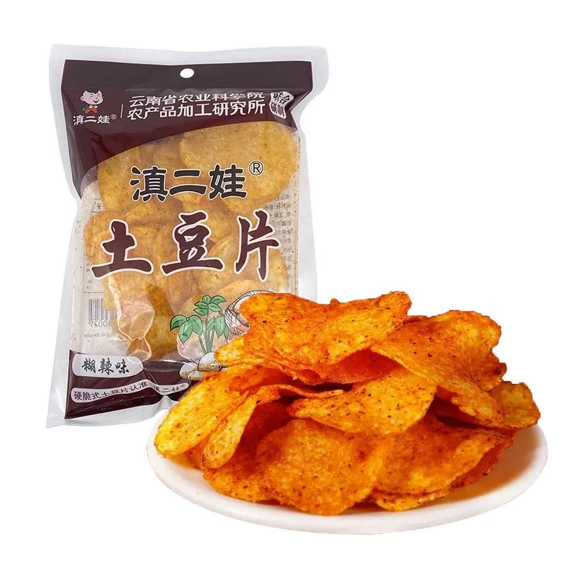 滇二娃土豆片糊辣味50g/袋
