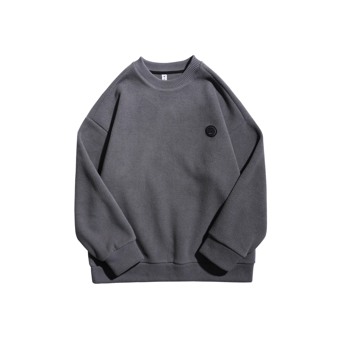 （久品）2023秋冬纯色卫衣百搭套头宽松时尚长袖休闲圆领卫衣w-758