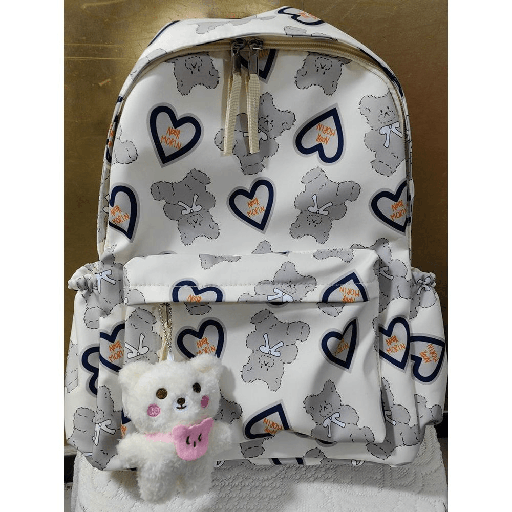 书包女生初中生高颜值ins风日系小学生高中大学生小熊双肩包背包