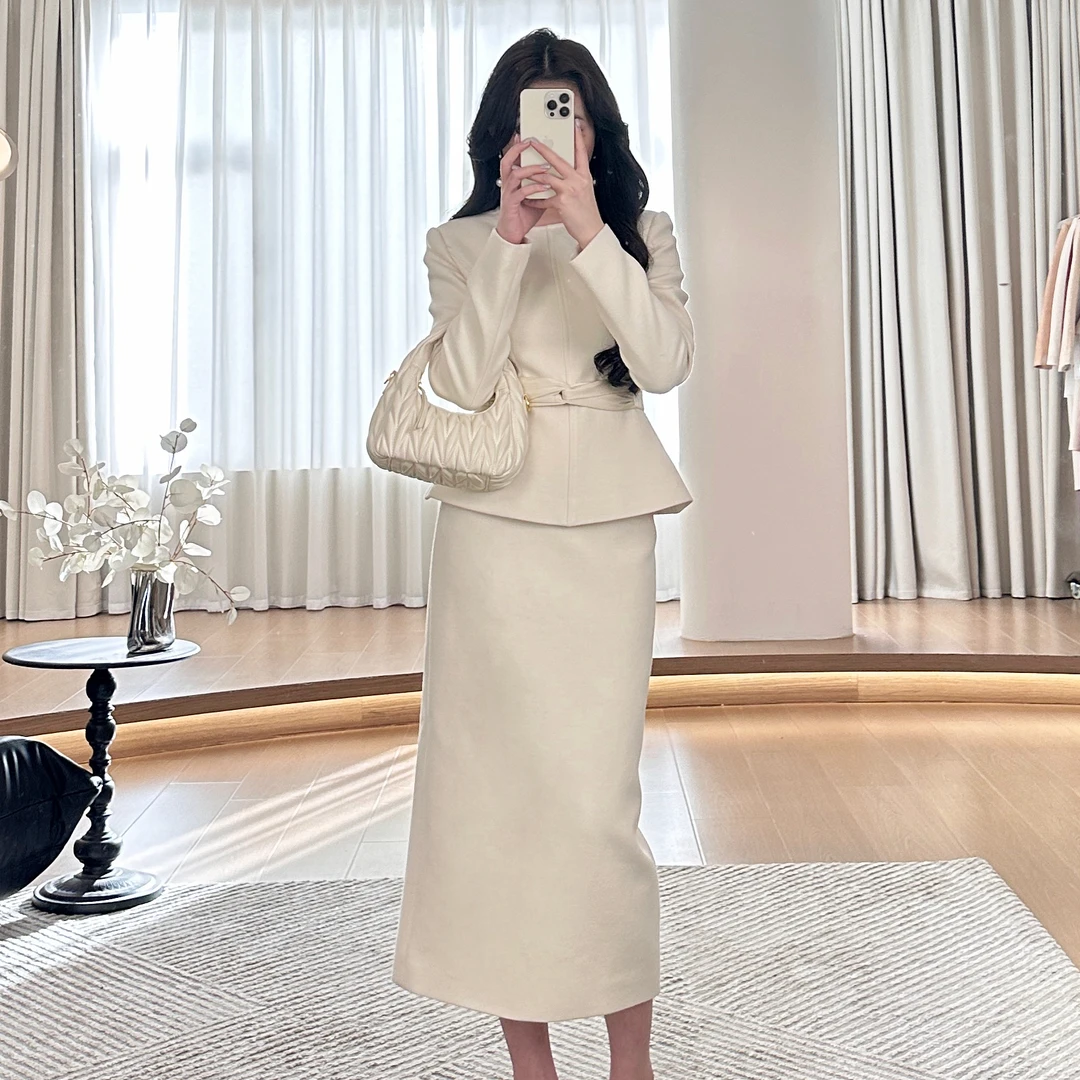 XINKAFUSHI现货【春玉兰山】小香风高级上衣显瘦短款外套LZ1588