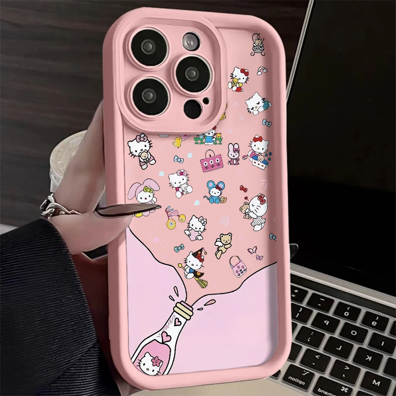 汽水KT猫适用iphone15苹果14promax手机壳华为OPPO荣耀vivo红米13