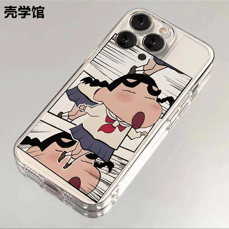壳学馆女装小新适用苹果15手机壳iPhone14promax透明13防摔12创意