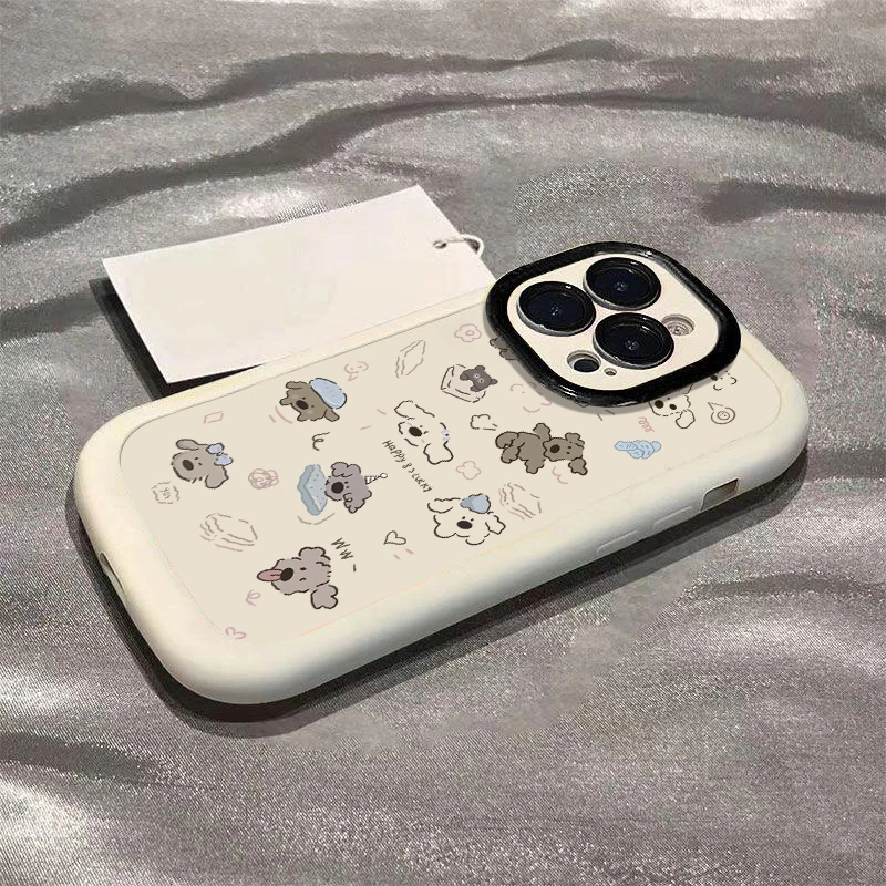 创意玩耍小狗适用苹果小米oppovivo华为iPhone12/13/14/15p手机壳
