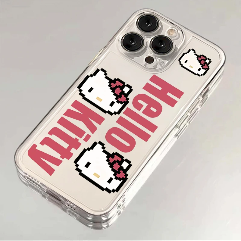 壳马仕卡通KT猫适用于苹果15手机壳iPhone14华为vivo透明小米OPPO