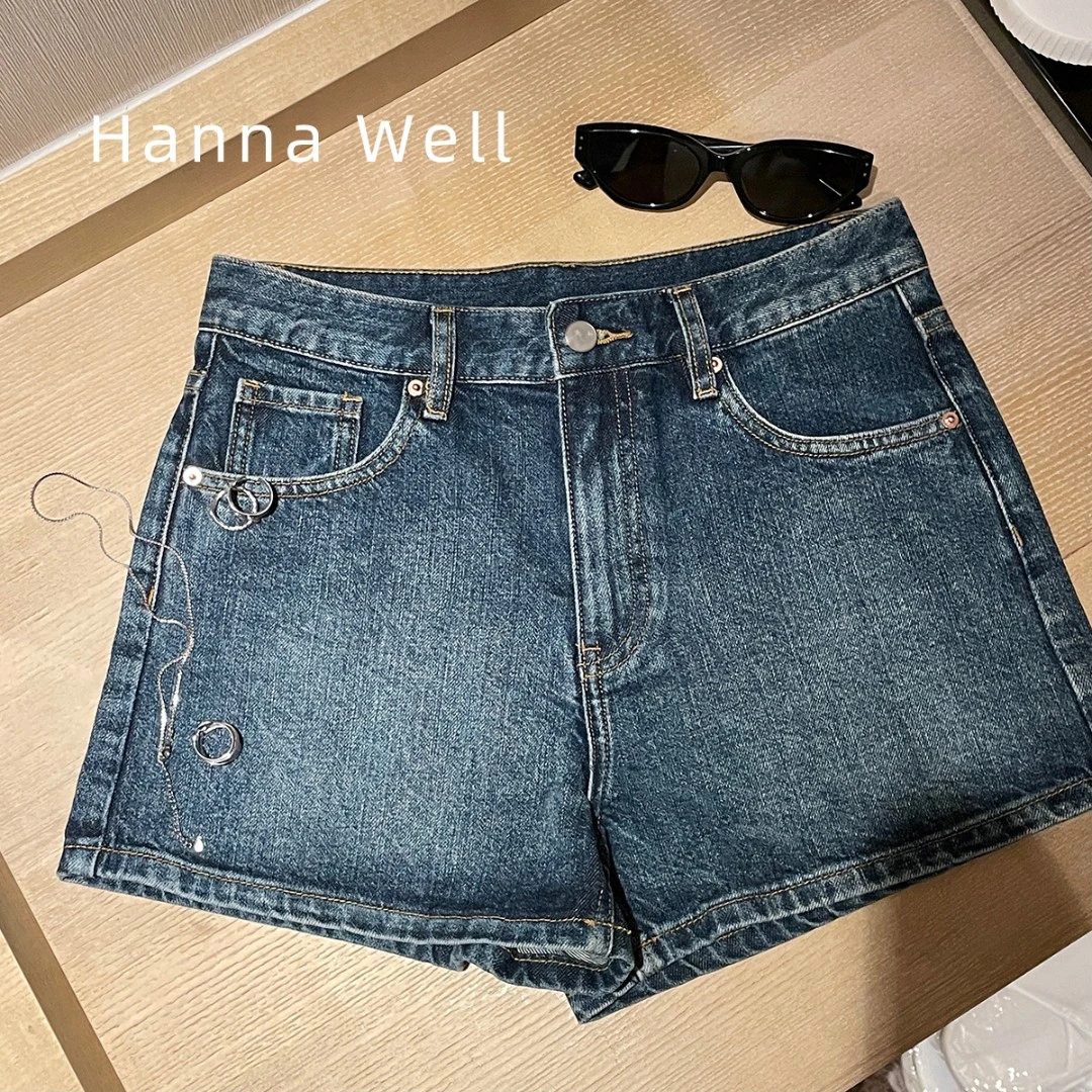 土耳其牛仔短裤 复古休闲时尚牛仔短裤夏