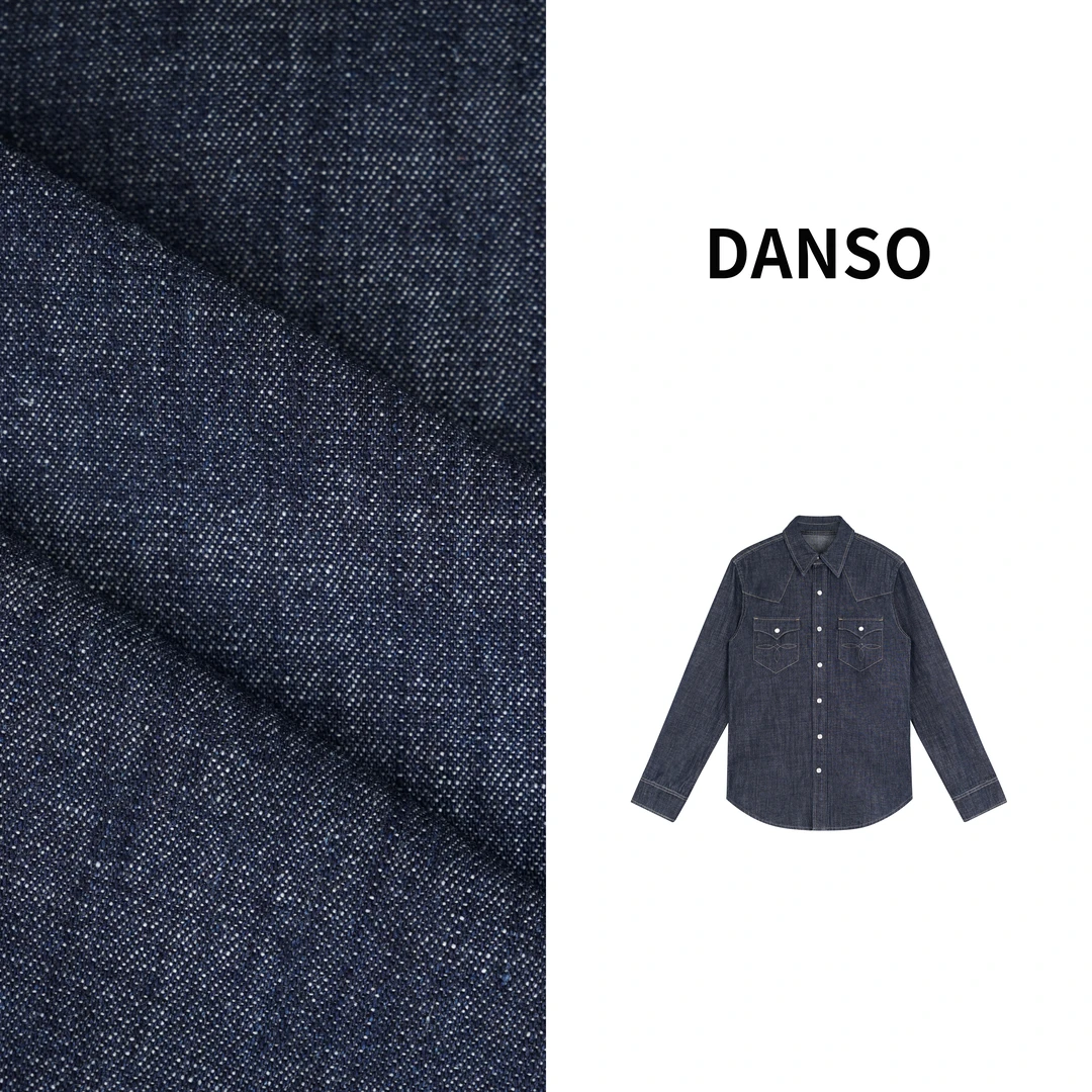 DANSO 【西部牛仔】玉美华时尚休闲蓝色牛仔长袖短款外套 YY0066