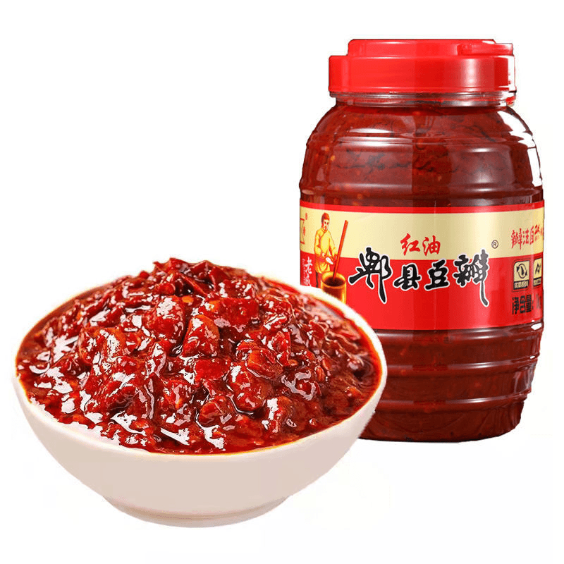 郫县红油豆瓣酱批发老字号家用麻婆豆腐辣椒酱料四川特产