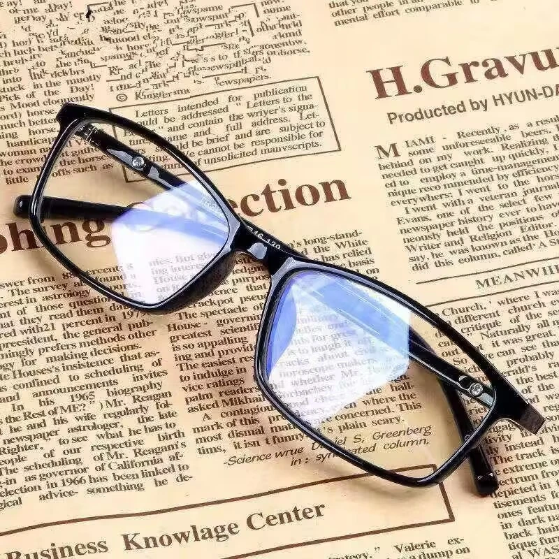 超轻近视镜男女款时尚简约学生护眼蓝光高清防辐射近视镜平光清晰